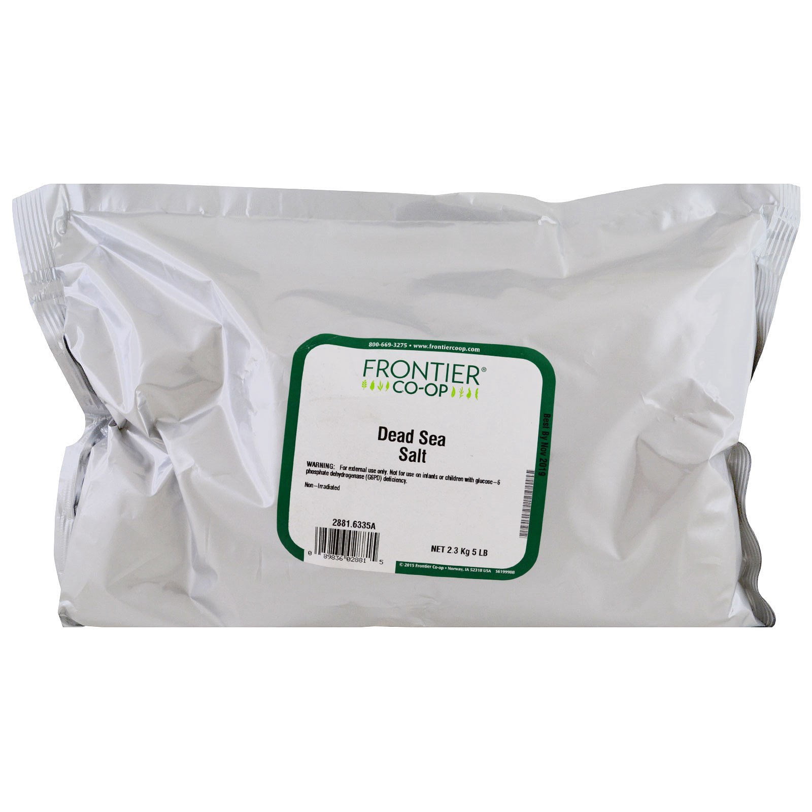 Frontier Co-op Dead Sea Salt 5 lb. 2881 OC