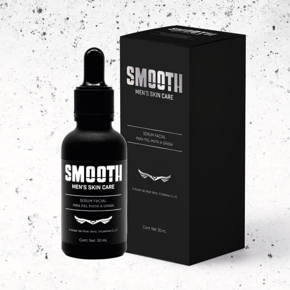 Sérum SMOOTH Hombres Vitamina C Antioxidante Hidratante 30 ml Día y Noche
