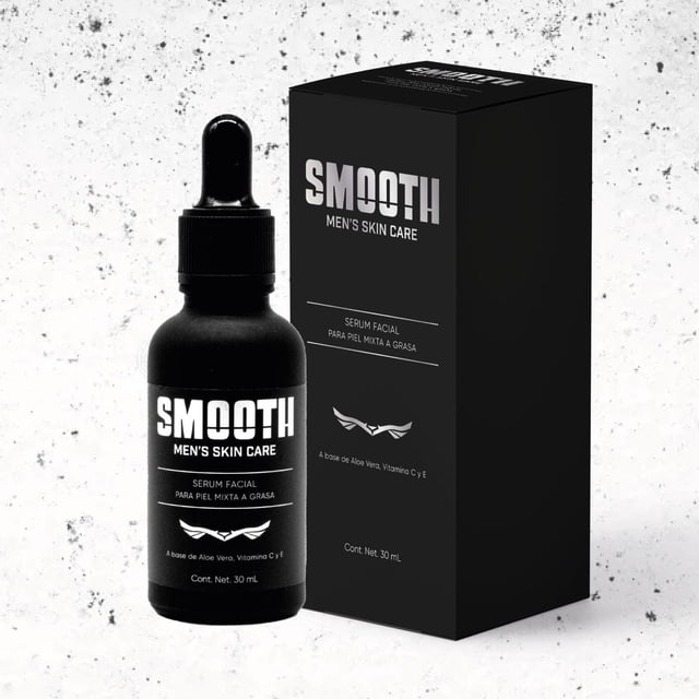 Sérum SMOOTH Hombres Vitamina C Antioxidante Hidratante 30 ml Día y Noche
