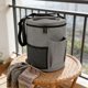 thumbnail image 4 of Bolsa redonda para guardar hilo, bolsa de tejido, organizador de ganchillo para agujas, ganchos y accesorios, soporte portátil para materiales de manualidades para el hogar o para viajar., 4 of 6