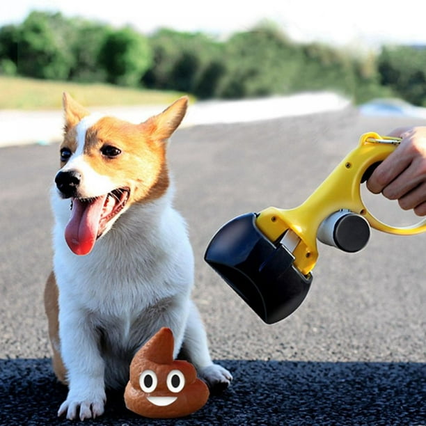 Forzezo 2 in 1 Design Dog Poop Scooper with Bag Dispenser, Lightweight