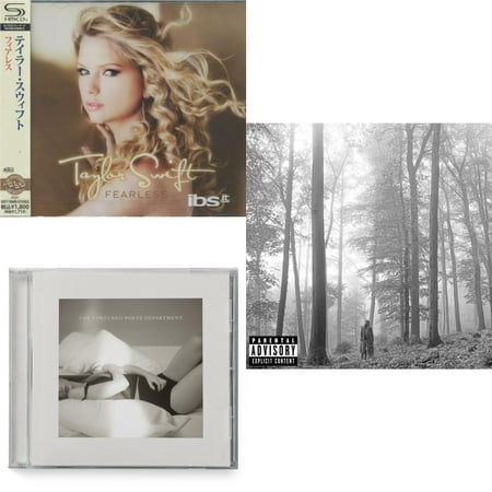 Fearless & Tortured Poets Department (X) (Manuscript- Bonus Track) & Folklore (X) [CD Bundle]
