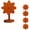 Light Walnut, variant on 4pcs + 1 New Creative Vertical Wooden Tripod, Designed for Hot Pot, Hot Dishes, And Frying Pans, Resembling a Windmill Tree, a Wooden Tripod for Hot Dishes, Serving As a Placemat, Coaster