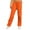 AM11-Saffron, variant on IYYVV Women's Cotton Sweatpants Yoga Lounge Casual Pants Open Bottom Sweat Pants for Women with Pockets 2024 Saffron M