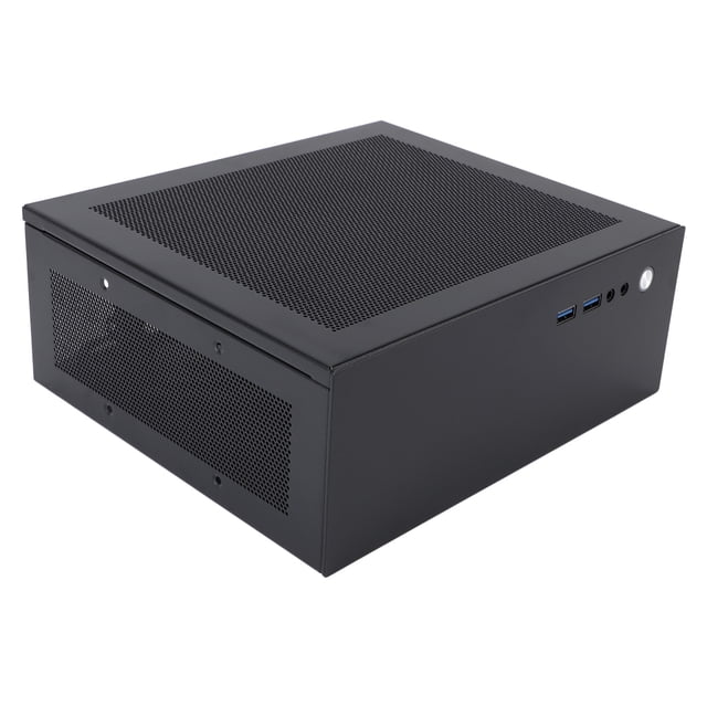 Caso Compacto, Mesh Punch Gaming Case De Alto Rendimiento Disipación De Calor Eficiente Para El Hogar