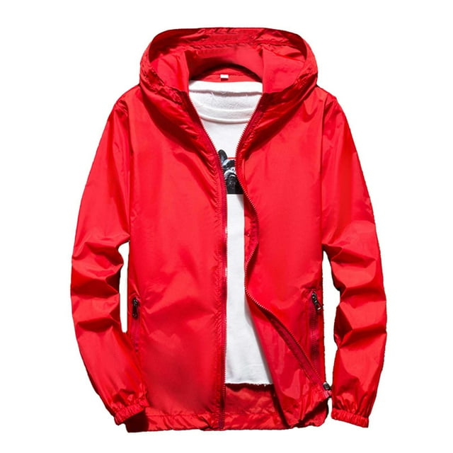 GDREDA Lightweight Breathable Outdoor Skin Jacket For Men And Women Couples Light Rain Jacket Mens