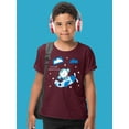 thumbnail image 2 of Cute Monkey In Airplane T-Shirt Juniors -Image by Shutterstock,  Large, 2 of 4