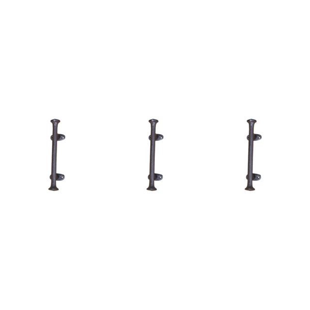 Injueey Manija de puerta decorativa gruesa, fácil instalación, fuerte resistencia a la corrosión, manija de puerta artesanal de hierro M Type1 NO1