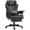 Black 011, variant on High Back Massage Office Chair with Heat, Adjustable Height and Retractable Footrest for Home Office, Black Polyester