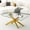 Gold, variant on YWEN Coffee Table for Living Room, 39" Modern Rectangle Clear Tempered Glass Top & Metal Leg, Sofa Center Cocktail Tables for Home Office