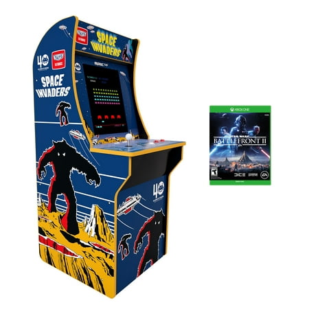 Space Invaders Arcade Machine + Star Wars BattleFront 2 Bundle, Arcade1UP/Electronic Arts, Xbox (Best Star Wars Game For Ps Vita)