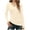 Beige, variant on Vivianyo HD Women's V-Neck Long Sleeve Tunic Top, Casual Solid Tee for Women Everyday Wear, Women's Beige, Sizes S-2XL