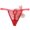 Red, variant on Panties for Women Clearance!Tbopshirt Womens Thongs,Hipster Underwear,Women's Sexy Eyelash Lace Panties Hot See-through Thong Panties,Cheeky Panties,Gifts,Big Holiday Savings Deals