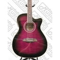 thumbnail image 5 of Oscar Schmidt Auditorium Florentine A/E Guitar, Trans Purple Burst Bundle w/Bag OACEFTPB BAGPACK, 5 of 7