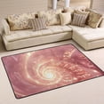 thumbnail image 3 of Rose Conch Area Rug Washable 72 x 48 Floor Carpet Mat Non Slip for Bedroom Living Room Kids Room Home Decor, 3 of 7