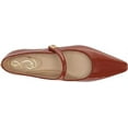 thumbnail image 5 of Sam Edelman Jene Copper Mary Jane Button Vamp Strap Pointed Toe Low Heel Flats (COPPER, 5), 5 of 6