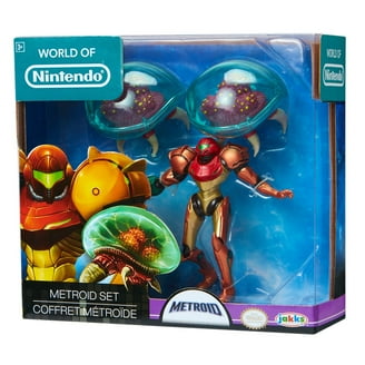 JAKKS Pacific Metroid Phazon Suit Samus Action Figure con Morph Ball Accessorio