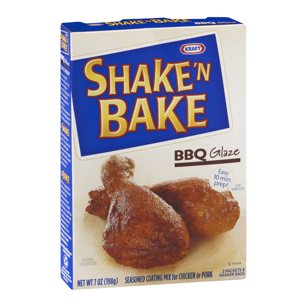Kraft Shake 'n Bake: Seasoned Coating Mix Barbecue Glaze 2 Pk w/Shaker Bag, 7 Oz