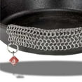 thumbnail image 7 of Knapp Made CM Scrubber 9"x6" Small Ring Cast Iron Scrubber - Cast Iron Cleaner for Hard Anodized Cookware, Pre-Seasoned Pans, Dutch Ovens, Iron Pans, Grills and Skillet. Chain Mail Scrubber Cast Iron, 7 of 7