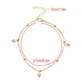 thumbnail image 2 of Sonducket Tobillera para niñas, cadena de pie de estilo Simple, adornos de tobillo encantadores, accesorio de moda creativo, cadenas de pies para Ropa, zapatos y accesorios Miscelánea Perla dorada Sonducket AP009273-03, 2 of 6