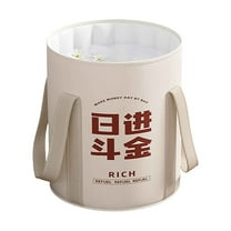 Portable Foot Soak Bucket, Foldable Household Foot Bath Bag for Travel, Insulated Foot Wash Basin, Multipurpose Outdoor Folding Bucket for Camping, Fishing, and Foot Soaking