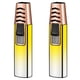 thumbnail image 1 of Encendedor Compacto Ligero ColorTorchYellow 2 Pzas Amarillo/Plata Recargable Metal Gas Butano., 1 of 1