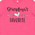 thumbnail image 4 of Inktastic Grandmas Favorite Heart Grandchild Youth T-Shirt, 4 of 5