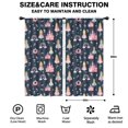 thumbnail image 2 of Blackout Kids Curtains,Dark Blue Princess Castle Night Pattern Childrens Insulated Curtains Set Of 2,Bedroom Essentials,Toddler Room Decor 42"x84", 2 of 5