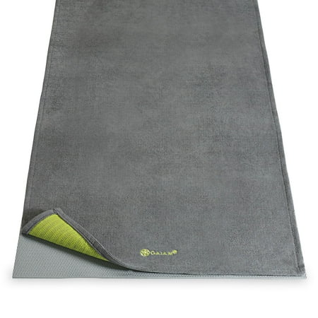 Gaiam Grippy Yoga Mat Towel - Granite