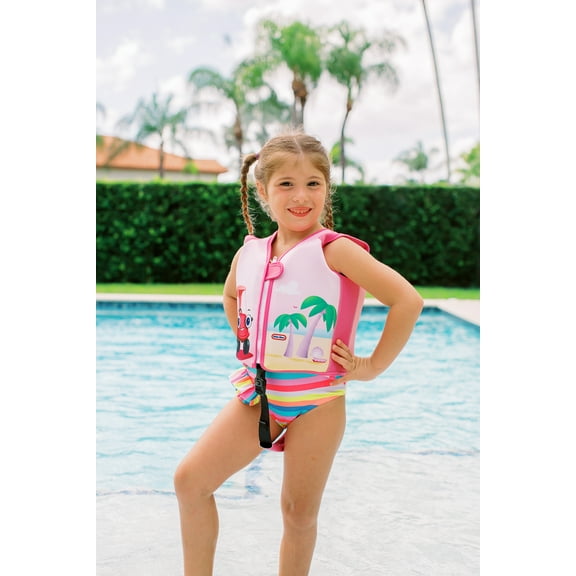 PoolCandy Little Tikes Neoprene Beach Pink Swim Vest LT2730BPK