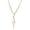 Gold, variant on YIEMEEN stainless steel flashs pendant necklace