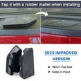 thumbnail image 4 of 2025 Stylish Bed Rail Stake Pocket Covers Compatible with 2019-2025 Silverado/Sierra 1500 and 2020-2024 2025 Chevy Silverado/GMC Sierra 2500HD 3500HD, Upgraded Truck Hole Caps Plugs-2PCS, 4 of 7
