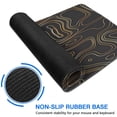 thumbnail image 6 of Golden Line Circle Line Theme&nbsp;desk Mouse Padwaterproofno Slip&nbsp;for Office Home Work Gaminggaming Mouse PadRubber Base Mousepad with Stitched Edges 31.5x11.8inches, 6 of 7