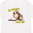 thumbnail image 4 of Inktastic My Grandma Loves Me Owl Boys or Girls Long Sleeve Toddler T-Shirt, 4 of 5