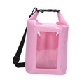 thumbnail image 1 of Funda impermeable para teléfono, bolsa seca de 5 l, bolsa flotante para kayak, bolsa para deportes al aire libre, rollo hermético Rosa, 1 of 9