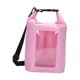 thumbnail image 1 of Funda impermeable para teléfono, bolsa seca de 5 l, bolsa flotante para kayak, bolsa para deportes al aire libre, rollo hermético Rosa, 1 of 9