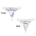 thumbnail image 3 of Fotbe Gnomes Summer Tanga Sin Costuras para Mujer con Estampado – Panties Invisibles, Transpirables y Cómodos para Uso Diario-4X-Large, 3 of 6