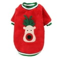 thumbnail image 2 of SPRING PARK Dog Christmas Sweatshirt Pet Winter Comfortable Polyester Xmas Deer Face Costume Clothes Coats Sweater for Kitty Puppy Cat, 2 of 7