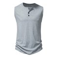 thumbnail image 5 of SwiftWear Tank Top Men Round Neck Sleeveless Pullover Athletic Tshirts Shirts Gray L, 5 of 9
