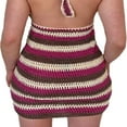 thumbnail image 4 of POINTERTECK Women Bodycon Halter Sleeveless Backless Knitted Party Tank Dress, 4 of 6