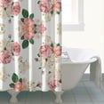 thumbnail image 5 of Waterproof Pioneer Shower Curtain 72x84 Inch Polyester Unique Cute Floral Shower Curtain for Bathroom Hotel Home Decor with 12 Plastic Hooks, 5 of 5