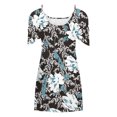 thumbnail image 5 of FcBaudy Camisole Sans Manches Robe Col en V, Robes d'Été pour Femmes, Robes Sans Manches Imprimées à Bretelles Mode Robe pour Femmes, 5 of 5