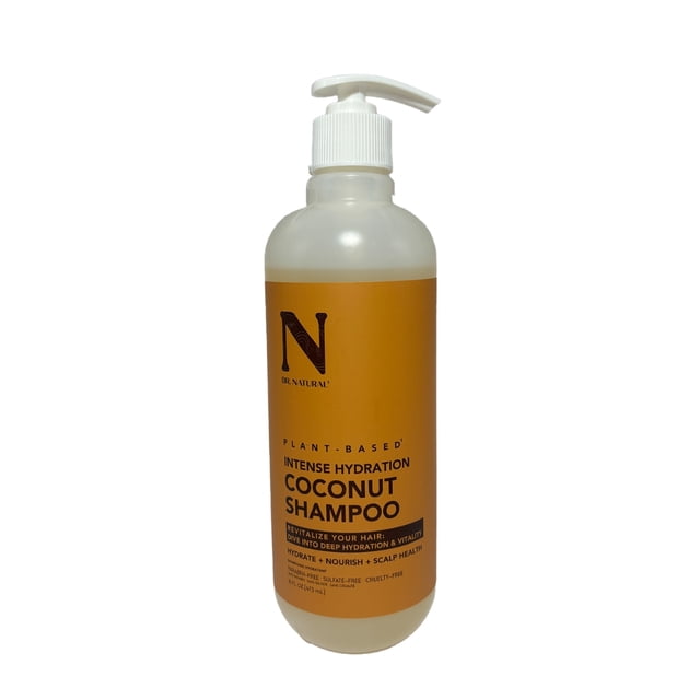 Dr.Natural Shampoo con Aceite de Coco. 473ml 100% Hecho de Plantas y Aceites Naturales. Nutre, Repara e Hidrata todo tipo de cabello.