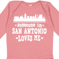 thumbnail image 4 of Inktastic Someone in San Antonio Loves Me Texas Boys or Girls Long Sleeve Baby Bodysuit, 4 of 5