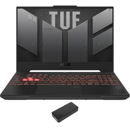 ASUS TUF Gaming A15 (2023) Gaming/Entertainment Laptop (AMD Ryzen 7 7735HS 8-Core, 15.6in 144Hz Full HD (1920x1080), GeForce RTX 4050, Win 11 Home) with DV4K Dock