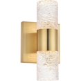 thumbnail image 1 of Elegant Lighting 5200W5G Vega 2 Light Gold LED Wall Sconce, 1 of 2