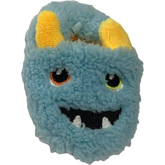 Infant Boys & Girls Plush Blue Monster Slippers Baby Prewalk Shoes New