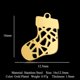 thumbnail image 1 of 5pcs/lot 100% Stainless Steel Christmas Snowflake DIY Charm Pendant Wholesale Jewelry Necklace Making Snowman Log Cabin Gloves, 1 of 4