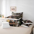 thumbnail image 6 of Manfei Hunting Deer Twin Bedding Sets 7pcs, Retro American Flag Bedding Comforter Set, Wild Animal Sheet Sets, Super Cozy Room Decor, 6 of 8