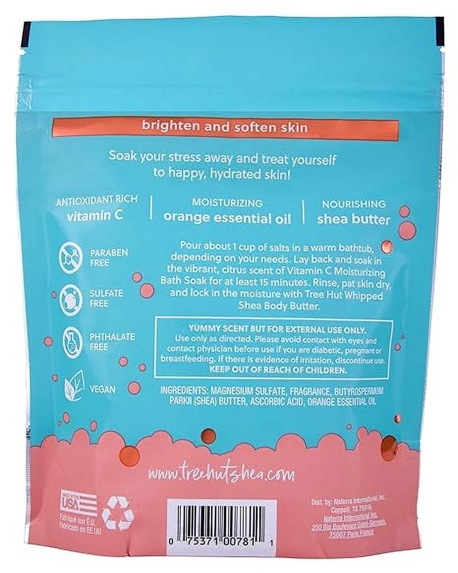 Tree Hut Brightening Bath Soak Vitamin C, 16 oz